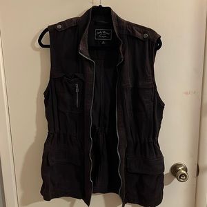 Lucky Brand Utility Vest in Brown